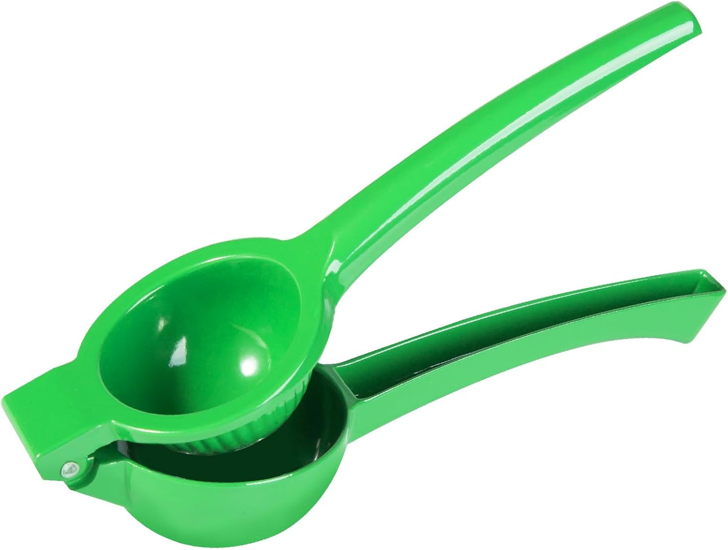 TEZZ Lemon Squeezer, Premium Large Handhelp Lime Juicer for Lemon, Metal Hand Press Citrus Juicer, Lime Squeezer Bar Tool, Manual Citrus Press, Green