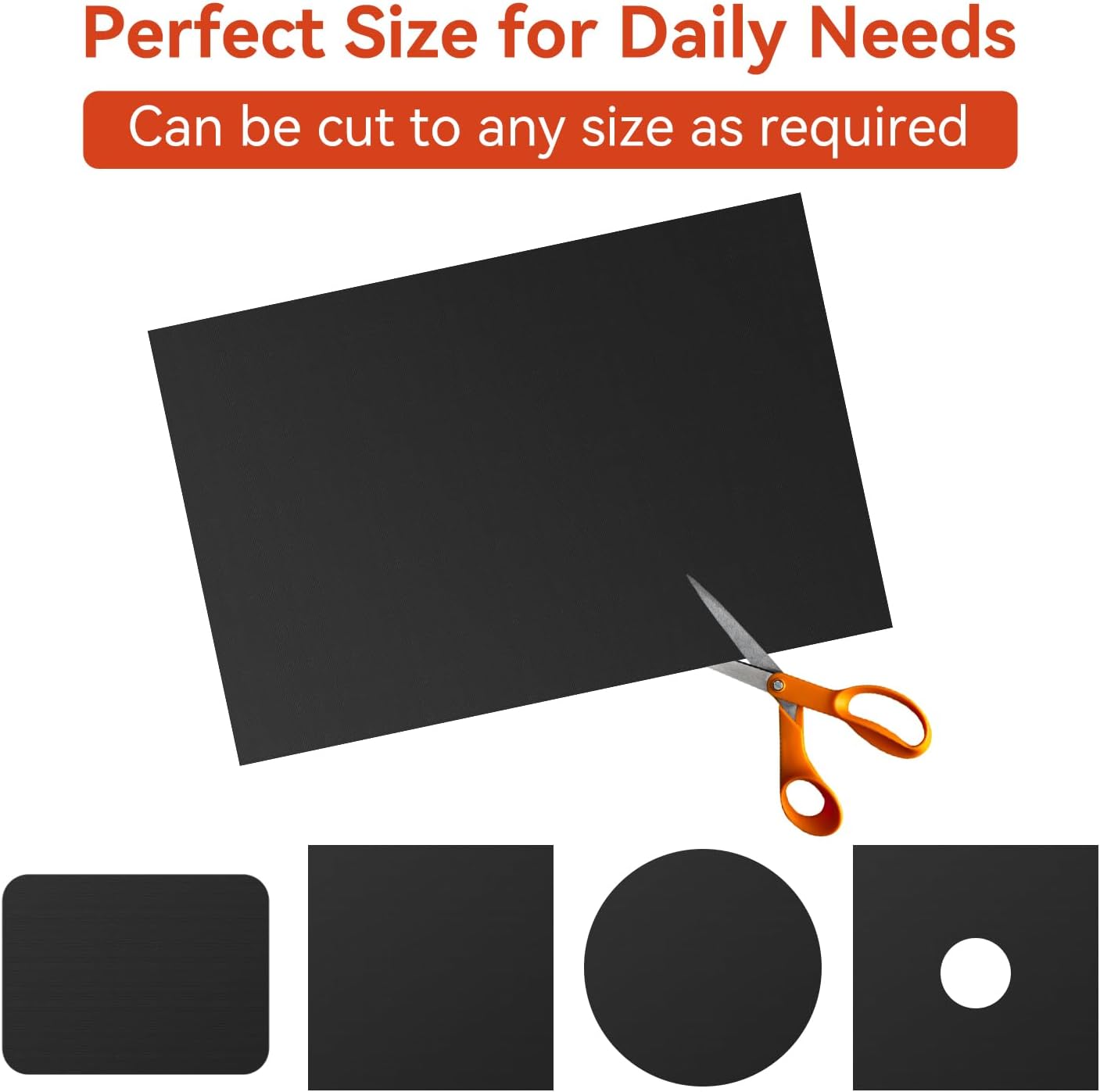 4Pack Oven Liners for Bottom of Electric Gas Oven, 23.6"x 15.7" Thick Heavy Duty Nonstick Teflon Oven Mat, Heat Resistant Grill Baking Mats Outdoor Easy to Clean Gas Stove Liners, BPA & PFOA Free