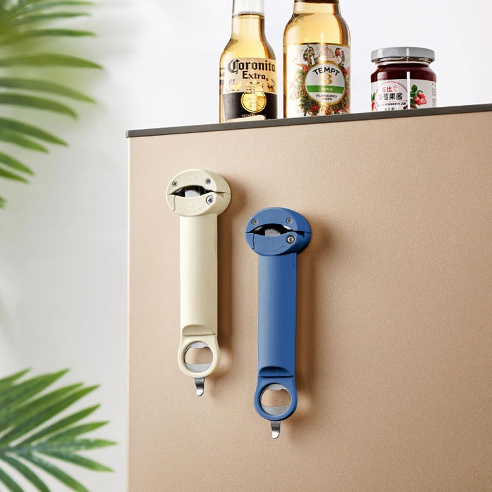 Jar Opener Bottle Opener Lid Opener Can Opener for Weak Hands, Arthritic Hands, Seniors,Low Strength and Children with Beer Opener