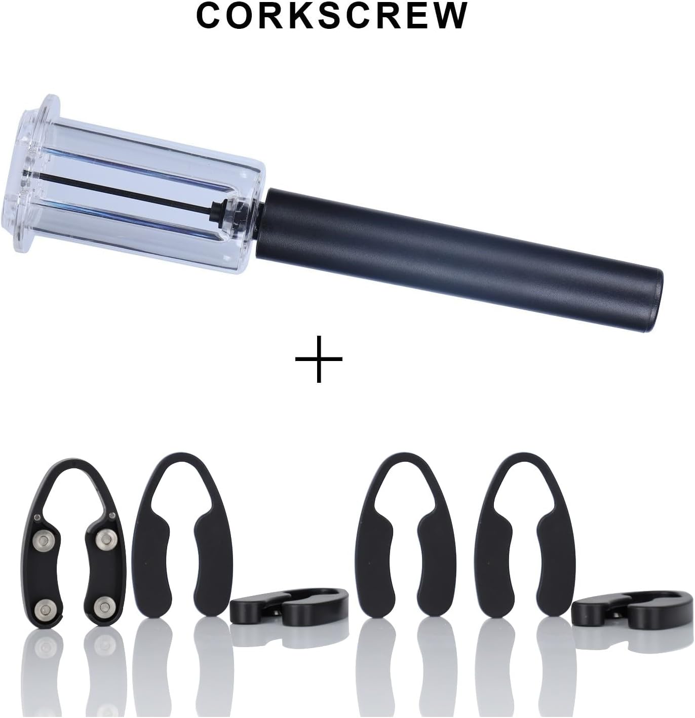 Wine Air Pressure Pump Bottle Opener Set,Simple Wine Pump Cork Remover Corkscrew,Efficient Corkscrew Bottle Opener,Easy Screw Out Tool, Perfect Wine Gift For Wine Lovers. (7)
