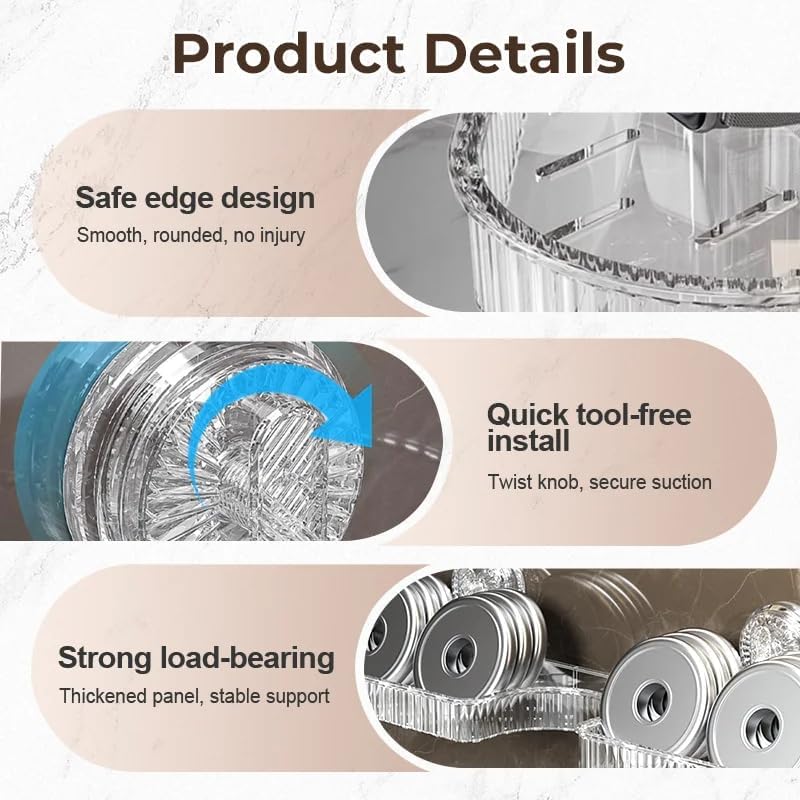 2025 NEW Universal Removable Faucet Storage Rack, Removable faucet storage rack installs, no drilling required, residual water automatically drains away, Thickened and widened panel design (Black)