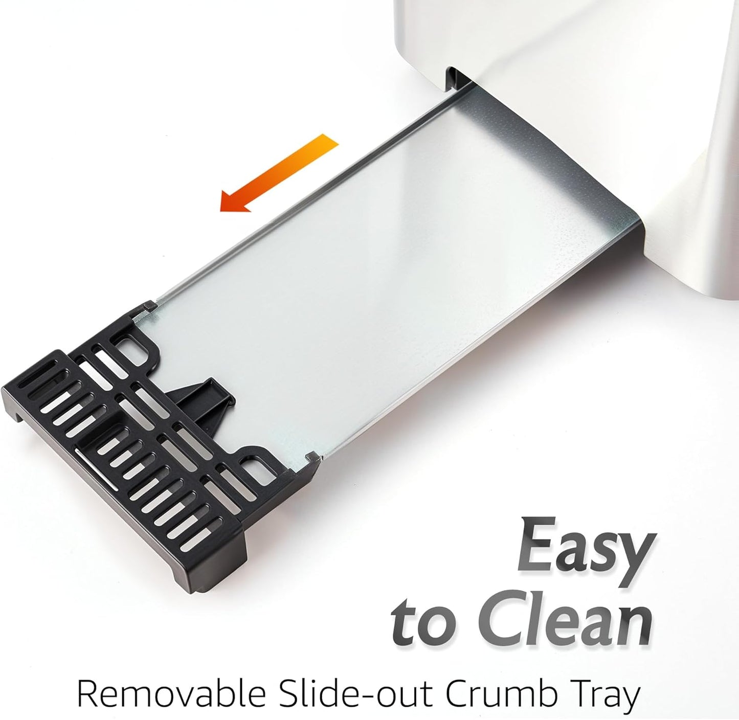 Elite Gourmet ECT5924D SmartToast Digital Long Slot 4 Slice Toaster, 1.5” Wide Slots for Thick Breads & Bagel Function, LED Touch Screen, Countdown Timer, 6 Shades, Stainless Steel