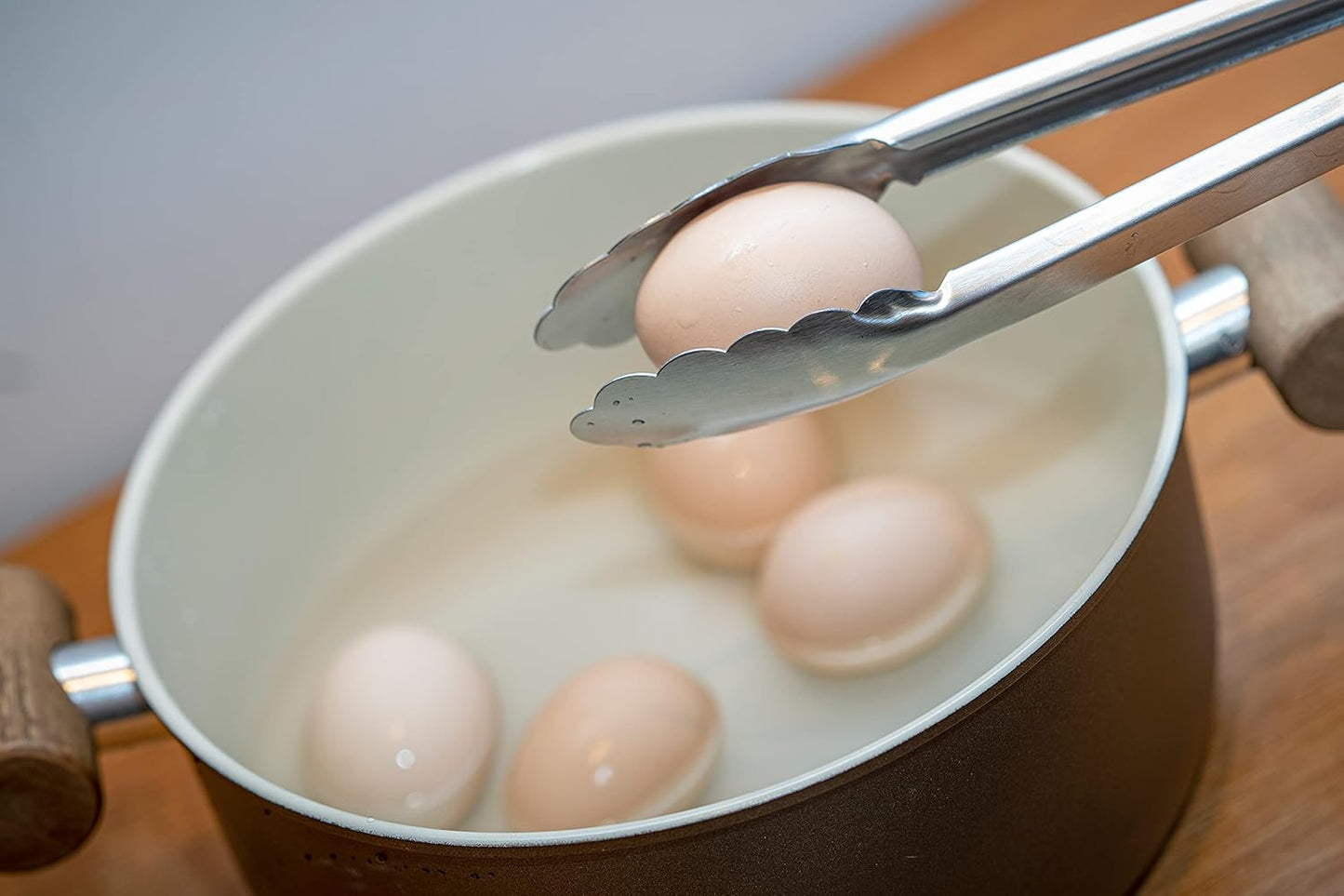 304 Stainless Steel Kitchen Cooking Tongs, 14" and 16" Set of 2 Sturdy Grilling Barbeque Brushed Locking Food Tongs with Ergonomic Grip, Blue