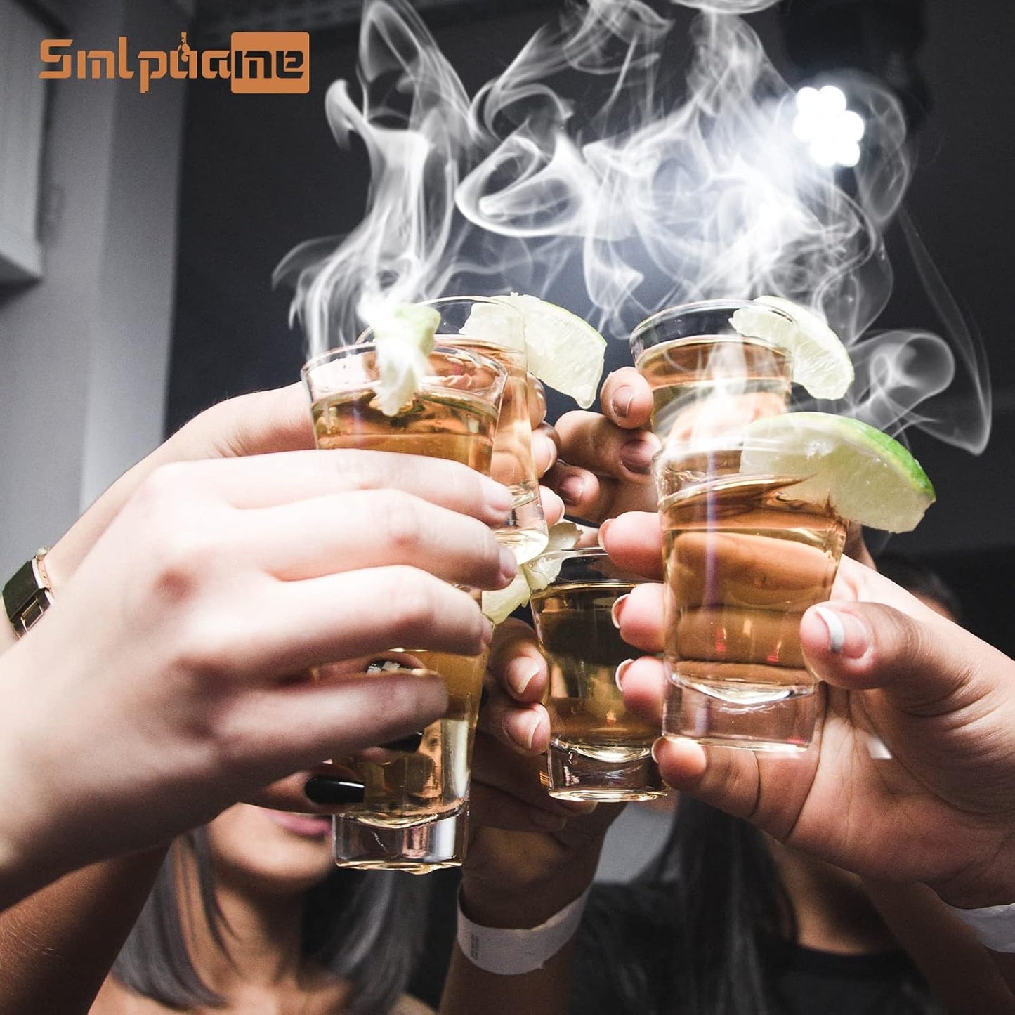 Cocktail Smoker Kit with Torch, Old Fashioned Smoker Kit for Bourbon Whiskey Drink, Smoker Infuser Kit with 4 Flavors Wood Chips, Birthday Christmas Gifts for Husband, Men, Dad (No Butane)