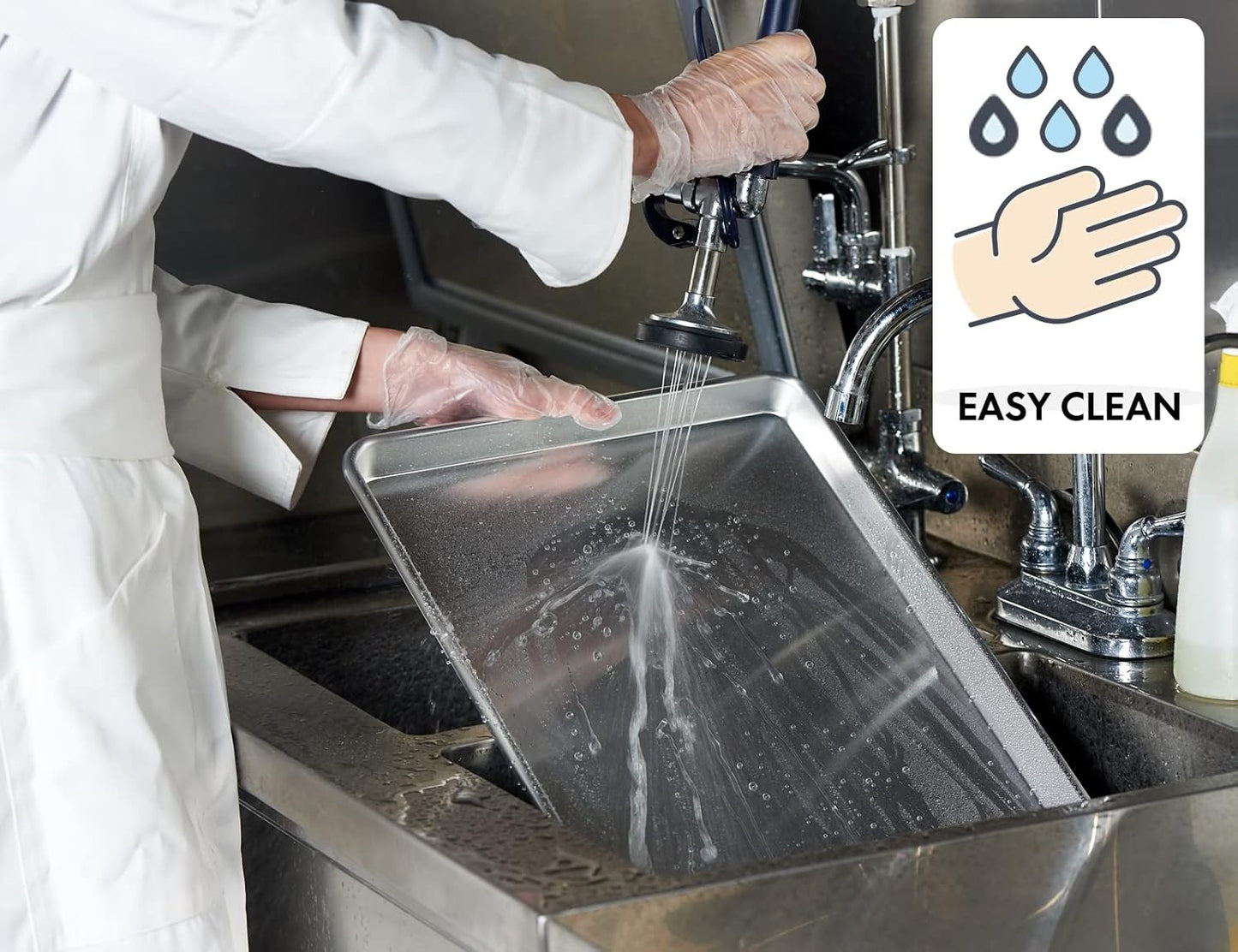 CURTA 12 Pack Aluminum Sheet Pan, NSF Listed Full Size 26 x 18 inch Commercial Bakery Cake Bun Pan, Baking Tray …