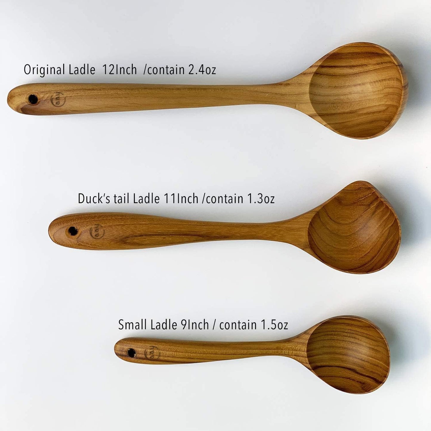 FAAY Original Eco-Friendly Wooden Serving Ladle