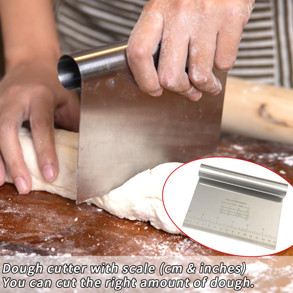 Number Cookie Cutters Shapes 9pcs, Sturdy Basic Biscuit Cutters Set with Dough Cutter, Metal Birthday Cookie Cutters for Holiday Baking Decorating