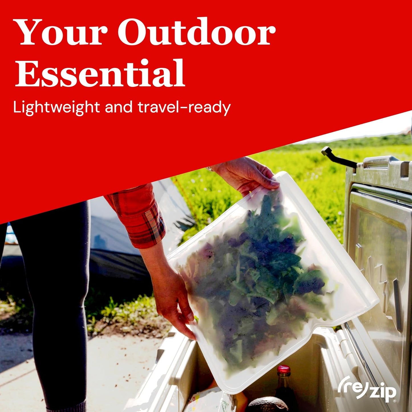 (re) zip 4 Gallon & 4 Half-Gallon Bags for Maximum Freshness | 8-Pack Food Storage Bag Kit | BPA-Free, Leakproof, Airtight, and Freezer-Safe PEVA | Ideal for Marinating and BBQ Prep