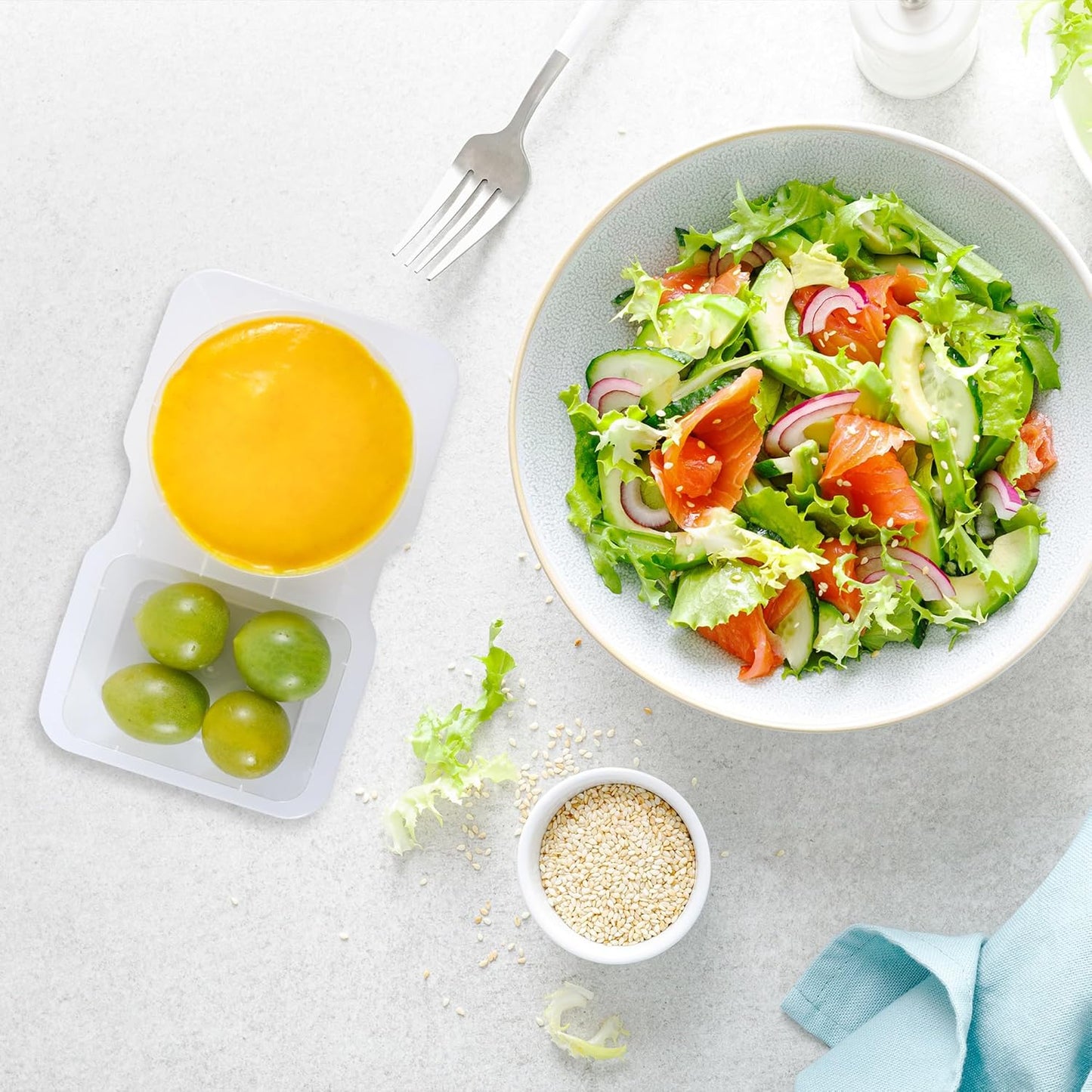 30 Sets 4.5 Oz Reusable Snack Containers Double Compartment Snackle Box Container with Lids - Leak-Proof BPA-Free kids adults Food Storage, Ideal for Kids School Lunches, Meal Prep, Takeout