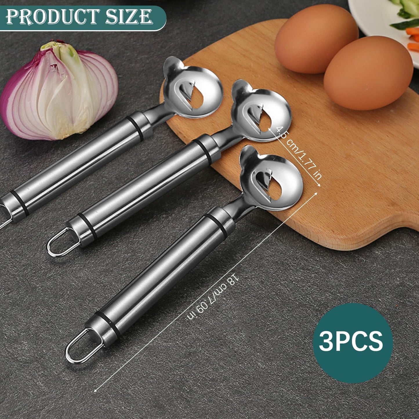 3 Pack Cactus Peeler Spoon,2025 Stainless Steel Cuchara Pelador de Nopales,Multi-Function Cactus Peeling Knife Tool,Sliced Chinese Noodle Cutter for Cooking Kitchen Gadgets