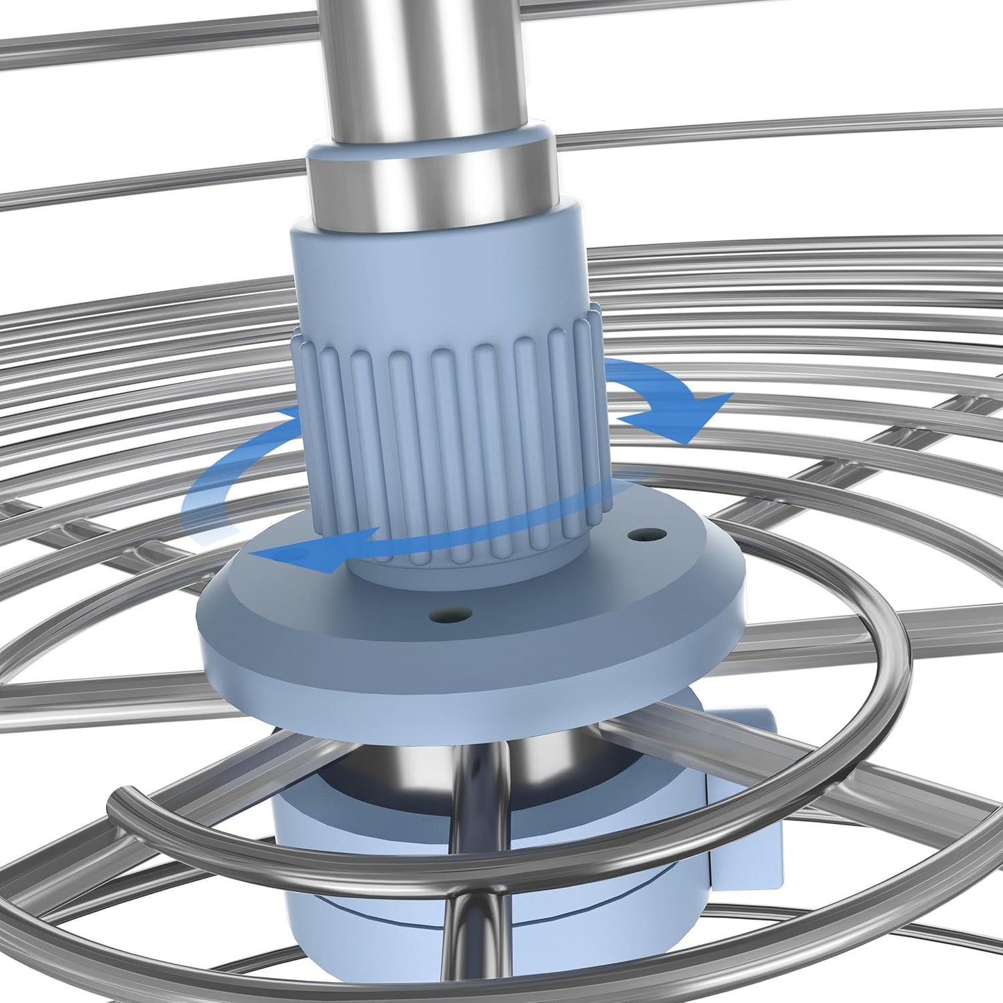 21 1/4" Lazy Susan Turntable for Cabinet, Full Circle Corner Cabinet Lazy Susan Replacement Shelves Rotating Rack for Corner Base, Fits Cabinets Over 23"