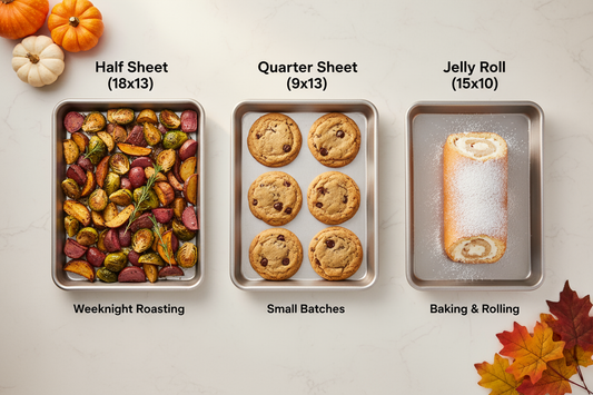 Sheet Pan Size Guide: Half, Quarter, and More for Better Roasts
