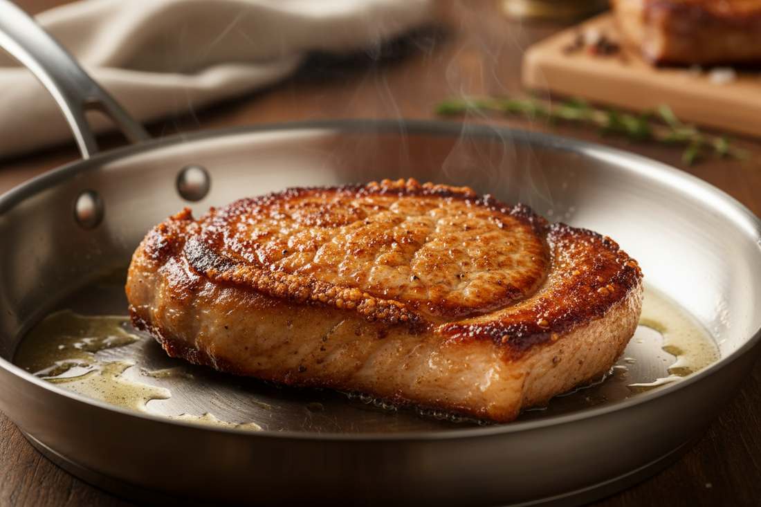 Stainless Steel Searing Tips: Get Golden Crust Without Sticking