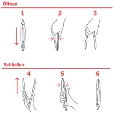 Rösle 12915 Stainless Steel One-Handed Lock & Release Tongs 9 in