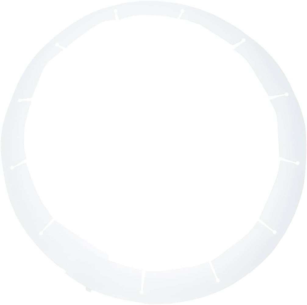 Adjustable Pie Crust Shields Baking Protectors, Silicone Cover Ring Fits 8-11.4 Inch Pies, Baking Pie Pizza Crust Shield Protector Cover for Edges (Transparent-1pcs)