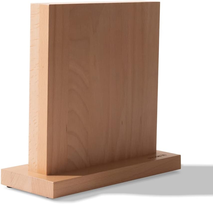 Made In Cookware - Magnetic Knife Block - Italian Beechwood - Crafted in Italy