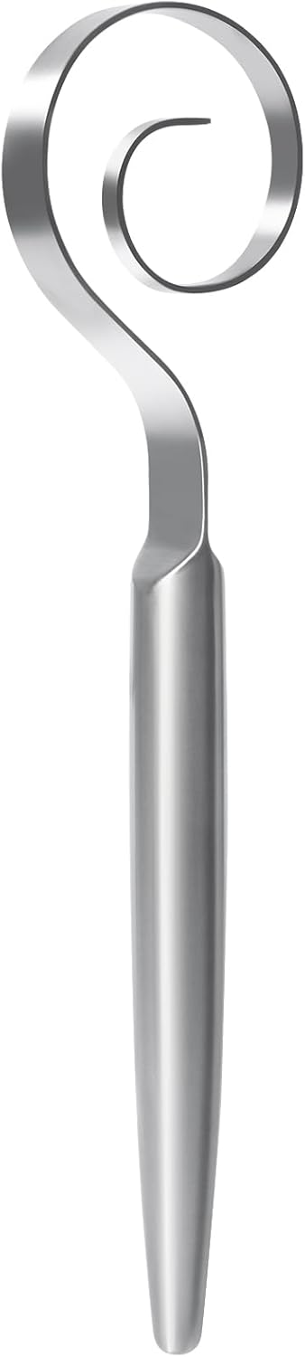 12" Seamless Dough Whisk, 18/10 Stainless Steel Bread Whisk, Danish Whisk for Sourdough, Pizza, Cookies, Pancake & Waffle, Easy to Clean Sour Dough Tools