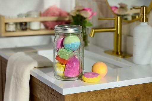 Ball Wide Mouth Clear Glass Canning Quart 32 Oz Mason Jars with Lids, 12 Pack