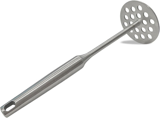 Potato Masher, Stainless Steel Potato Masher,Large Heavy Duty Metal Mashing Utensil,Silver,1 Pieces,7.87 Inch.