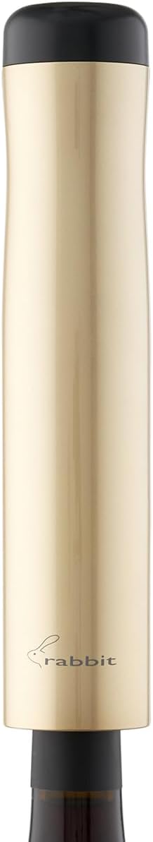 Rabbit Automatic Electric Corkscrew - Hands-Free Wine Opener with Integrated Foil Cutter, Rechargeable Cordless Electric Bottle Opener for All Cork Types - Barware Essential & Kitchen Tools