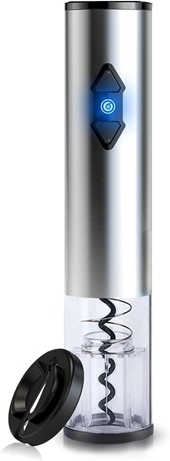 CIRCLE JOY Electric Wine Opener, Battery Wine Opener, Wine Bottle Opener, Electric Corkscrew, Wine Puller, Wine Screwpull, Uncorker, Cork Remover, Stainless Steel