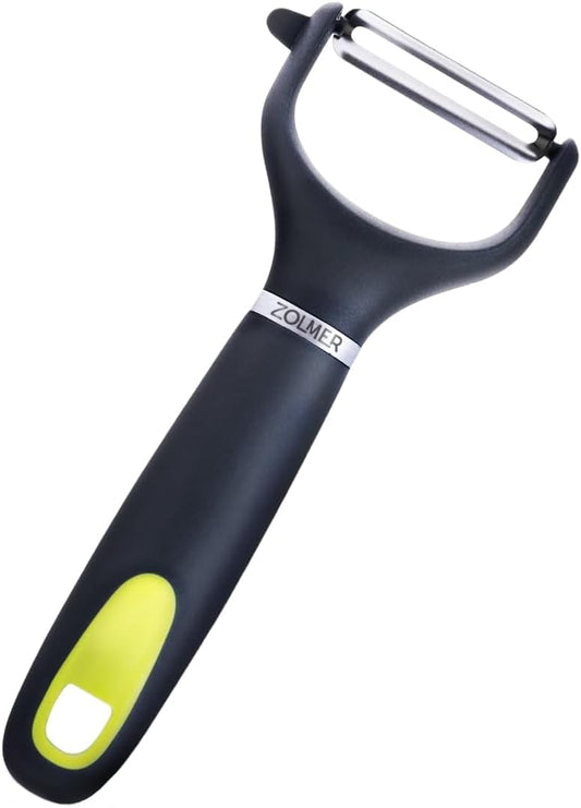 Professional Peelers for kitchen with Smooth Blades - Extra Sharp Vegetable Peelers stainless steel with Y Ergonomic Handle - Dishwasher Safe - Potato peeler hand
