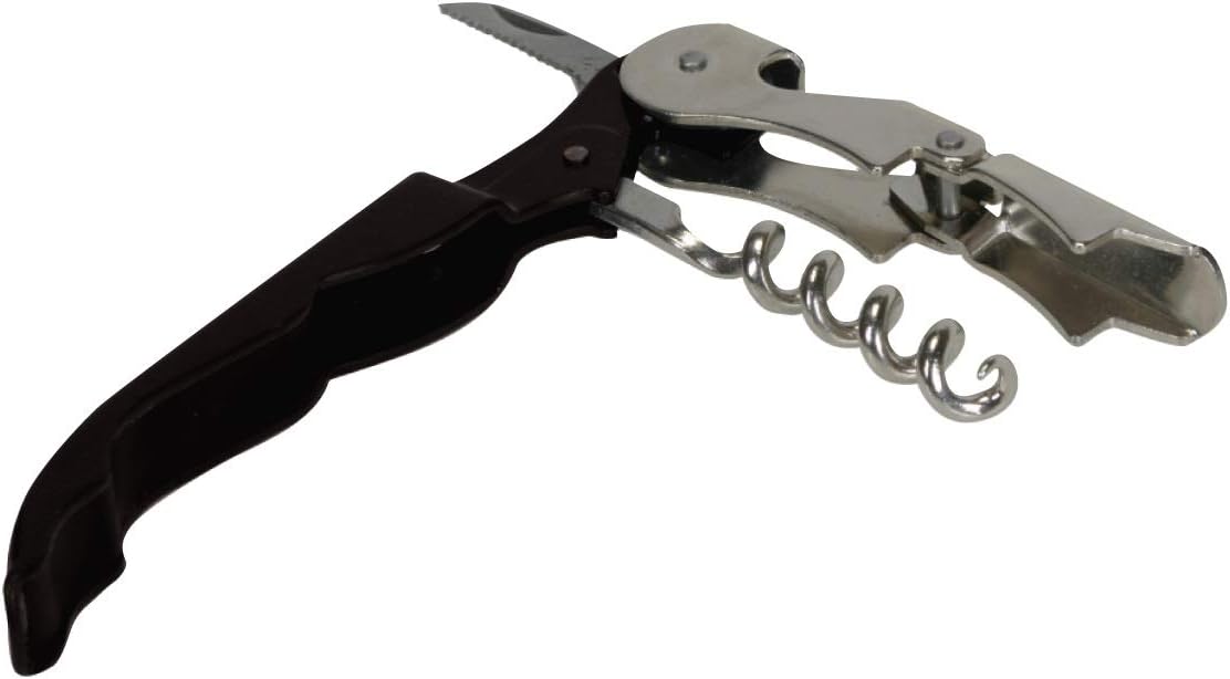 Thirsty Rhino Anggur Double Hinged Waiter's Corkscrew (Set of 2) (Black)