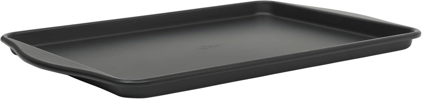 Oster Teston 18 x 13 Inch Nonstick Carbon Steel Cookie Baking Sheet - Matte Black