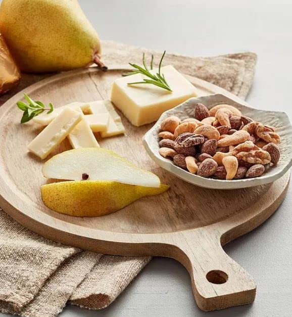 Harry & David Merry Mix-Up Fruit & Nut Gift Baskets, Fruit & Cheese Gift Baskets With Pears, Mixed Nuts & White Cheddar Cheese, Perfect For Any Occassion, Made Fresh, Sweet & Savory