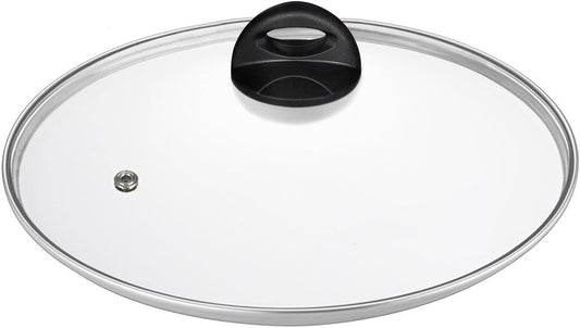 Glass Pot and Pan Lids, Universal Kitchen Cookware Covers (9.25 Inch)