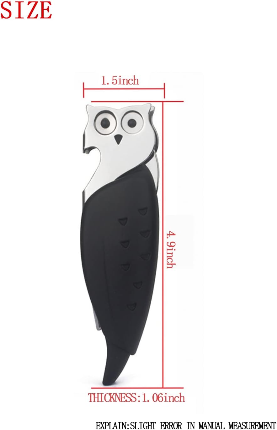 Unique Eagle Corkscrew, Professional Waiters Corkscrew Wine Key Bottle Opener,Manual Wine Key for Servers, Waiters, Bartenders and Home Use