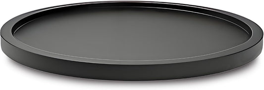 14" Black Bamboo Lazy Susan Organizer Kitchen Turntable for Cabinet Pantry Table Organization