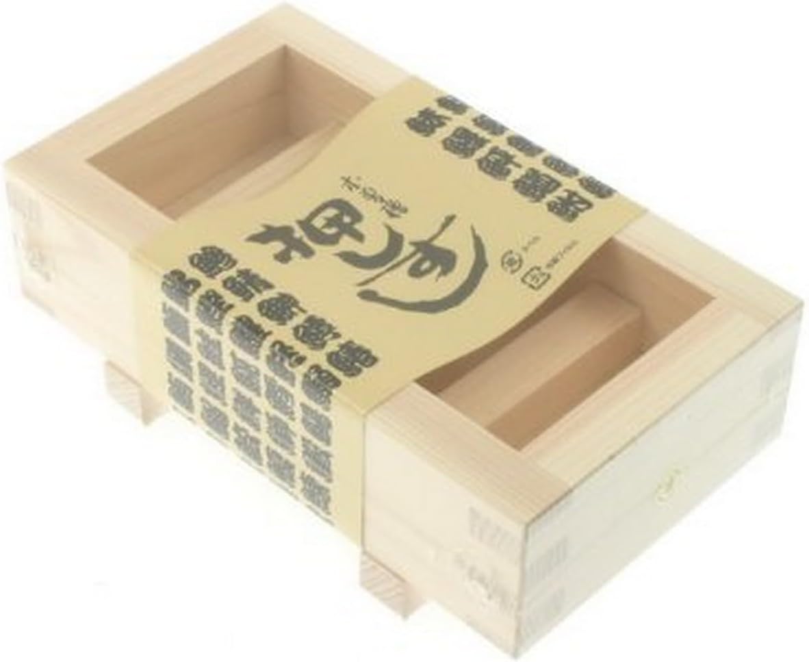 JapanBargain 3131, Wooden Rectangular Oshizushi Sushi Press Mold Maker Rice Mold, 7x4 inch, 6 Pack