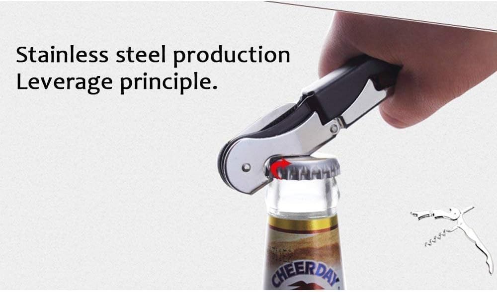 RECUTMS Wine Opener Pack 12 Pack Corkscrews for Wine Bottles Heavy Duty Stainless Steel with Foil Cutter Small Stainless Steel Gift for Home Wedding Party Bartenders Servers Waiter（cyan-blue）