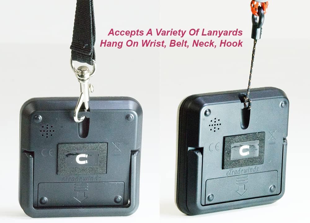 Elegant Digital Kitchen Timer Stainless Steel - Lime - Strong Magnetic Back - Kickstand - Loud Alarm - Large Display - Auto Memory - Auto Shut-Off - Model eT-25 (Lime 6-Pack) by eTradewinds