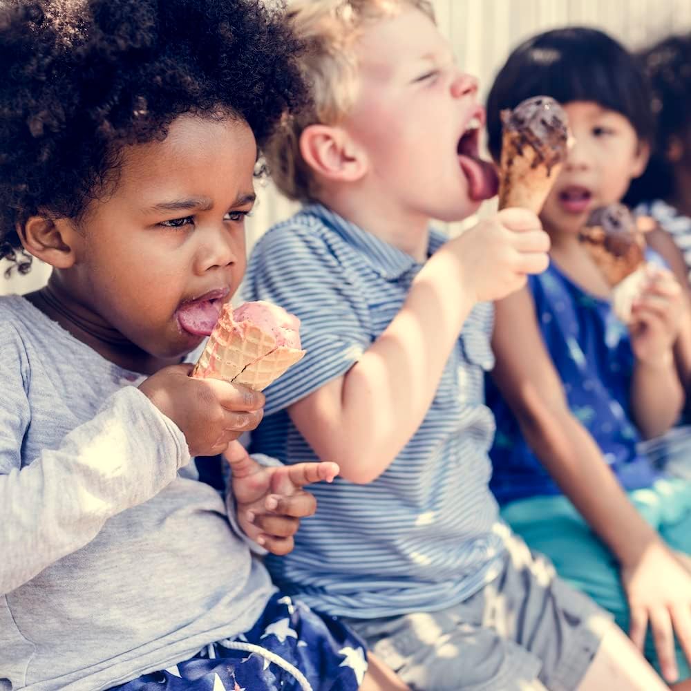 BALCI Ice Cream Scoop - Heavy Duty Stainless Steel Icecream Scooper With Non-Slip Rubber Grip - Professional Metal Ice-Cream Spade - Dishwasher Safe – Grey