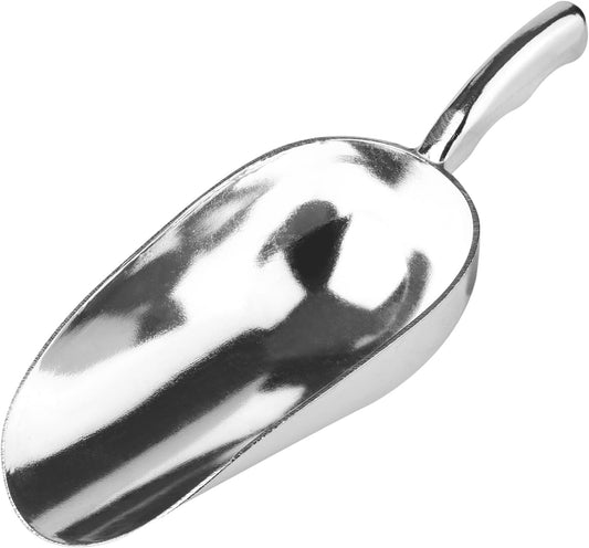 12 Oz Cast Aluminum Bar Ice Scoop,Suitable for wedding, buffet-1pc