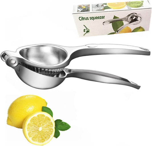Manual Lime Squeezer, lemon squeezer manual, Stainless Steel citrus juicer for Lemon, Citrus, Lime,Orange, Fruit Squeezer For Extracting Juices metal citrus press