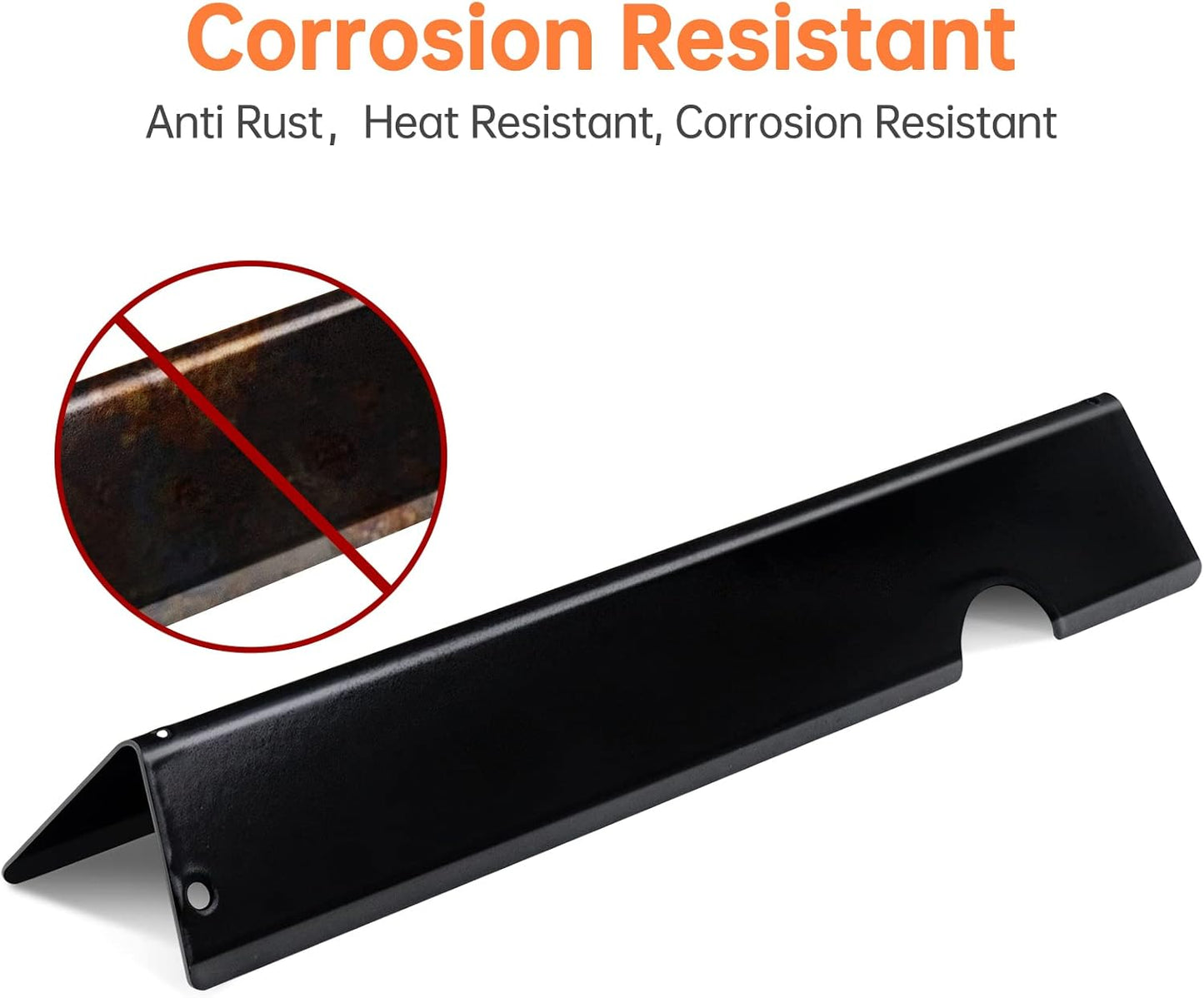 Porcelain-Enameled Grill Flavorizer Bar Heat Plates with 2 Pack Stainless Steel Cooking Grates Grill Replacement Parts for Weber Genesis II 300 Series E-310 E-315 E-330 E-335 S-310 S-335