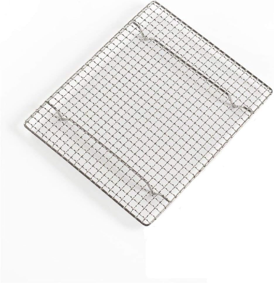 304 Stainless Steel Cooling Rack Versatile Baking Rack Heat Resistant Rust Proof Sturdy Grate 15.7"*11.8"