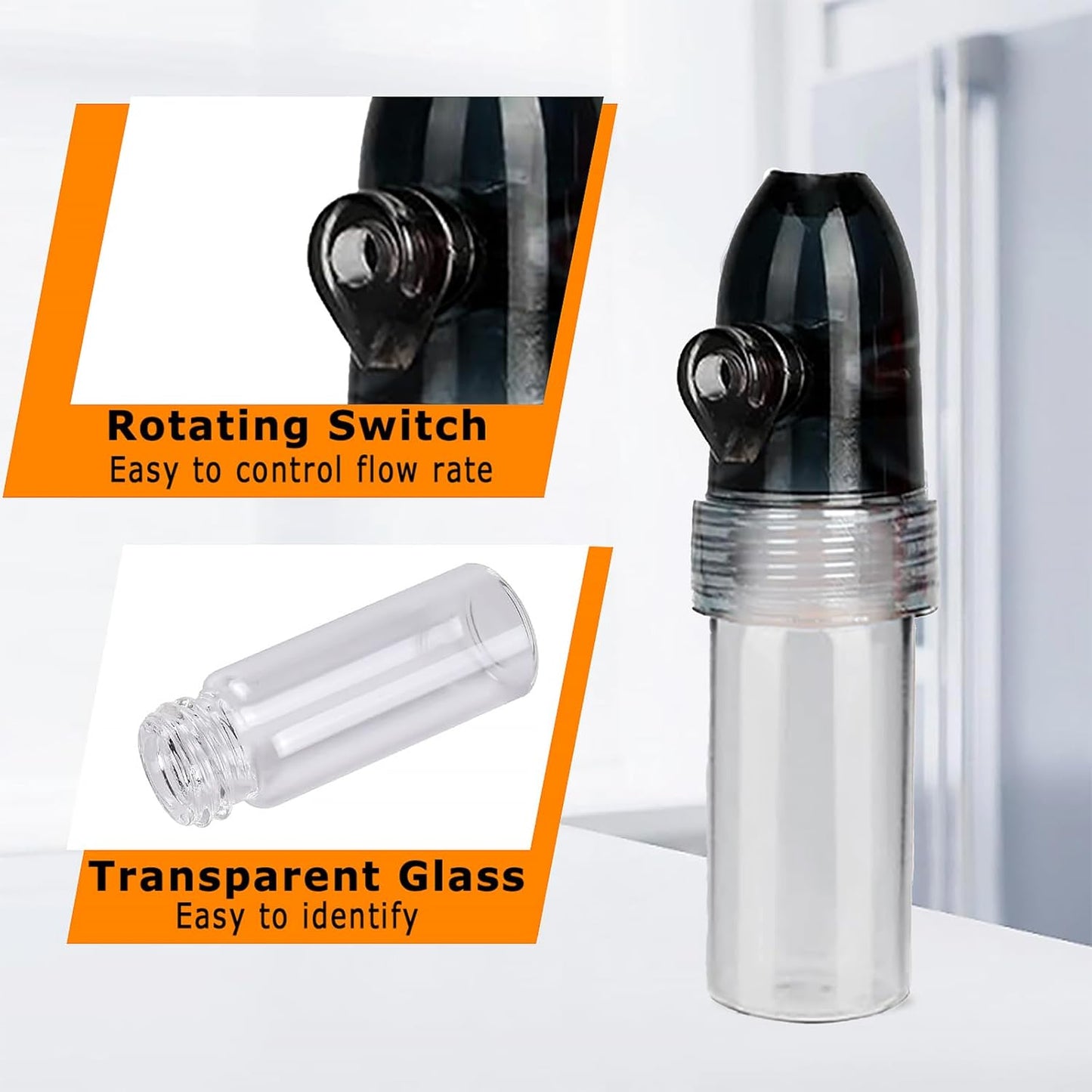 Mini Salt and Pepper Shakers Spice Storage for Outdoor Activities Traveling Cooking (2.67" x 0.59")