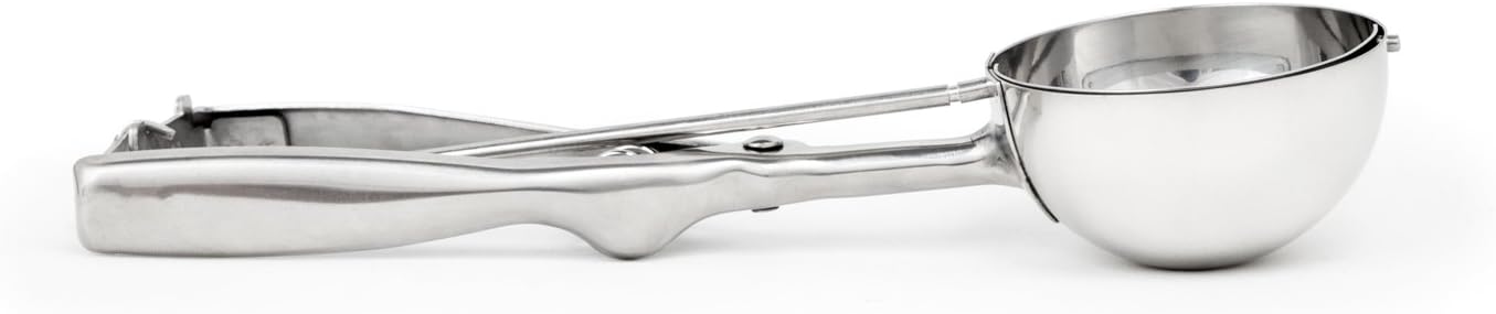 Fox Run Ice Cream/Cookie Dough Scoop, 2-5⁄8-Inch, Metallic