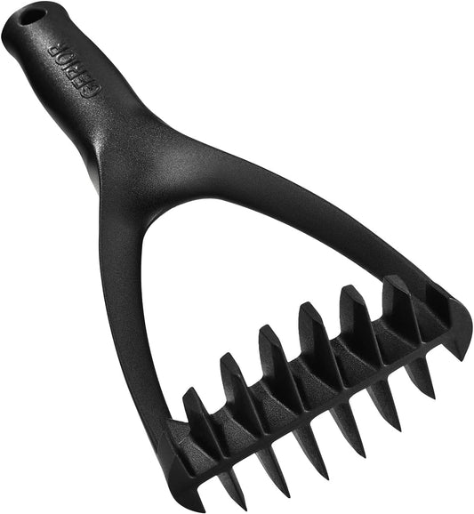 Plastic Potato Masher - Non-Scratch, Dishwasher Safe Silicone Tool for Mashed Potatoes, Avocado - Meat Chopper, Heat Resistant Masher for Hamburger, Ground Beef Smasher Tool