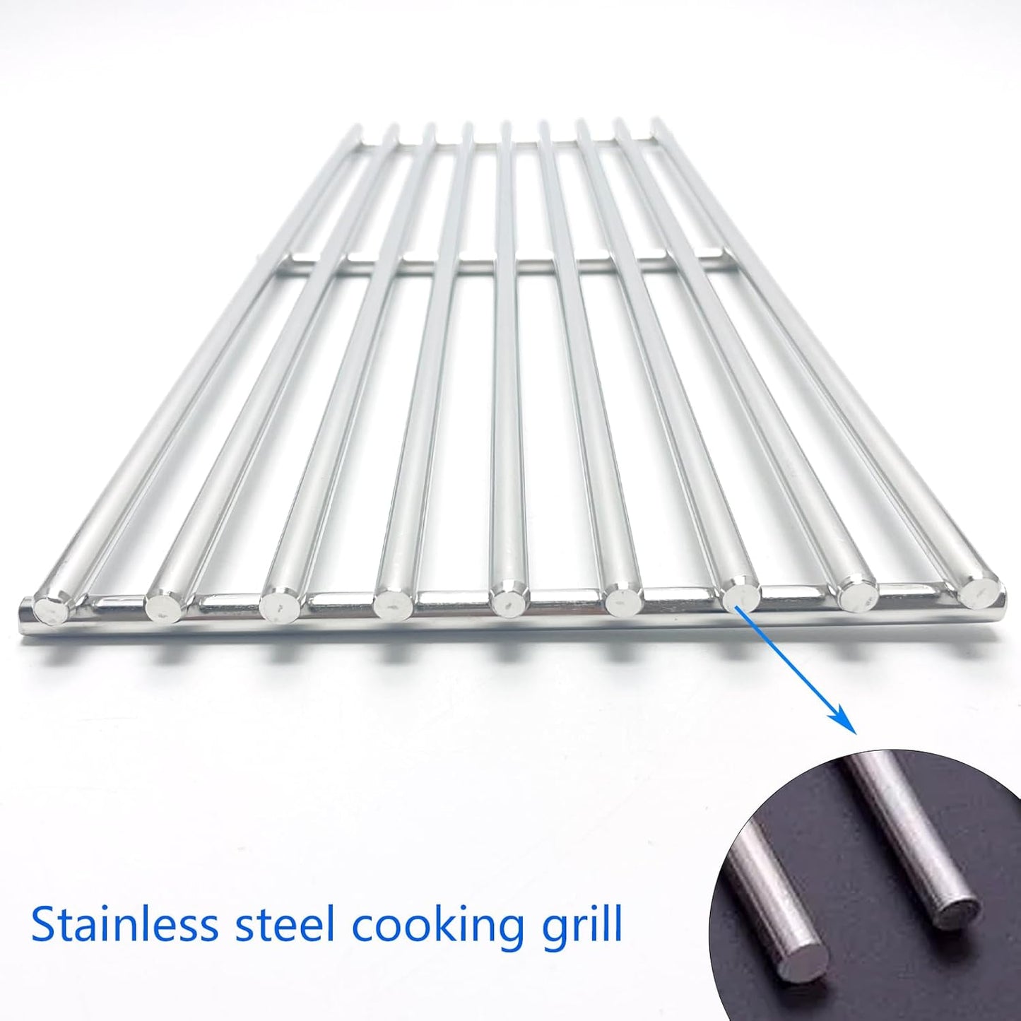 17-3/8” Stainless Steel 5 Grid Grates for Broil King Baron 540,590 590-S,Huntington 6133-84, 6133-87 6130-54, 6130-57 Broil-Mate 7130-64, 7133-64 Sterling 5130-54, 5130-64 Gas Grill