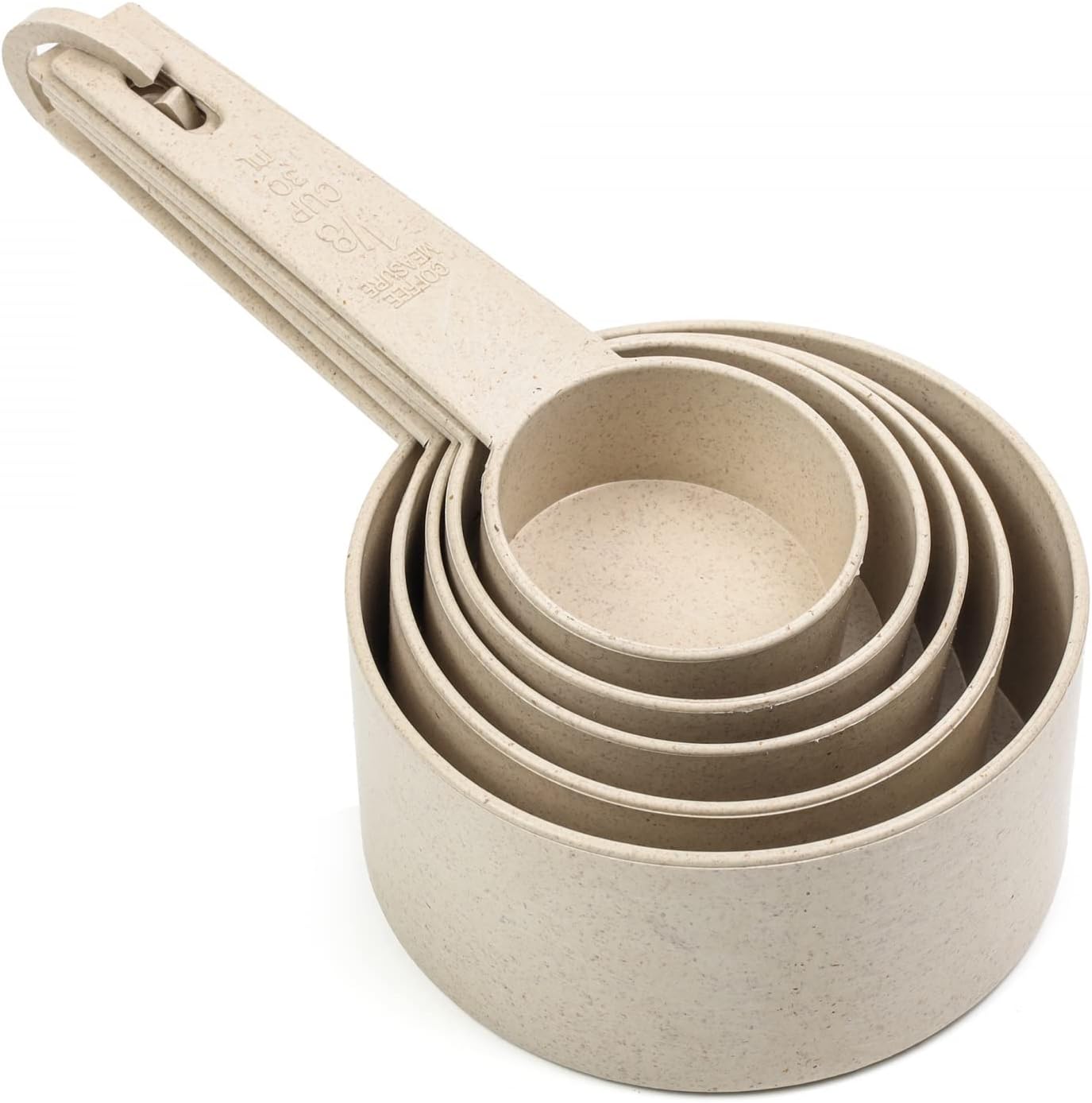 Beille 14pc Wheat Straw Kitchen Utensil Set Peeler Cutter Grater Spoons and Cups