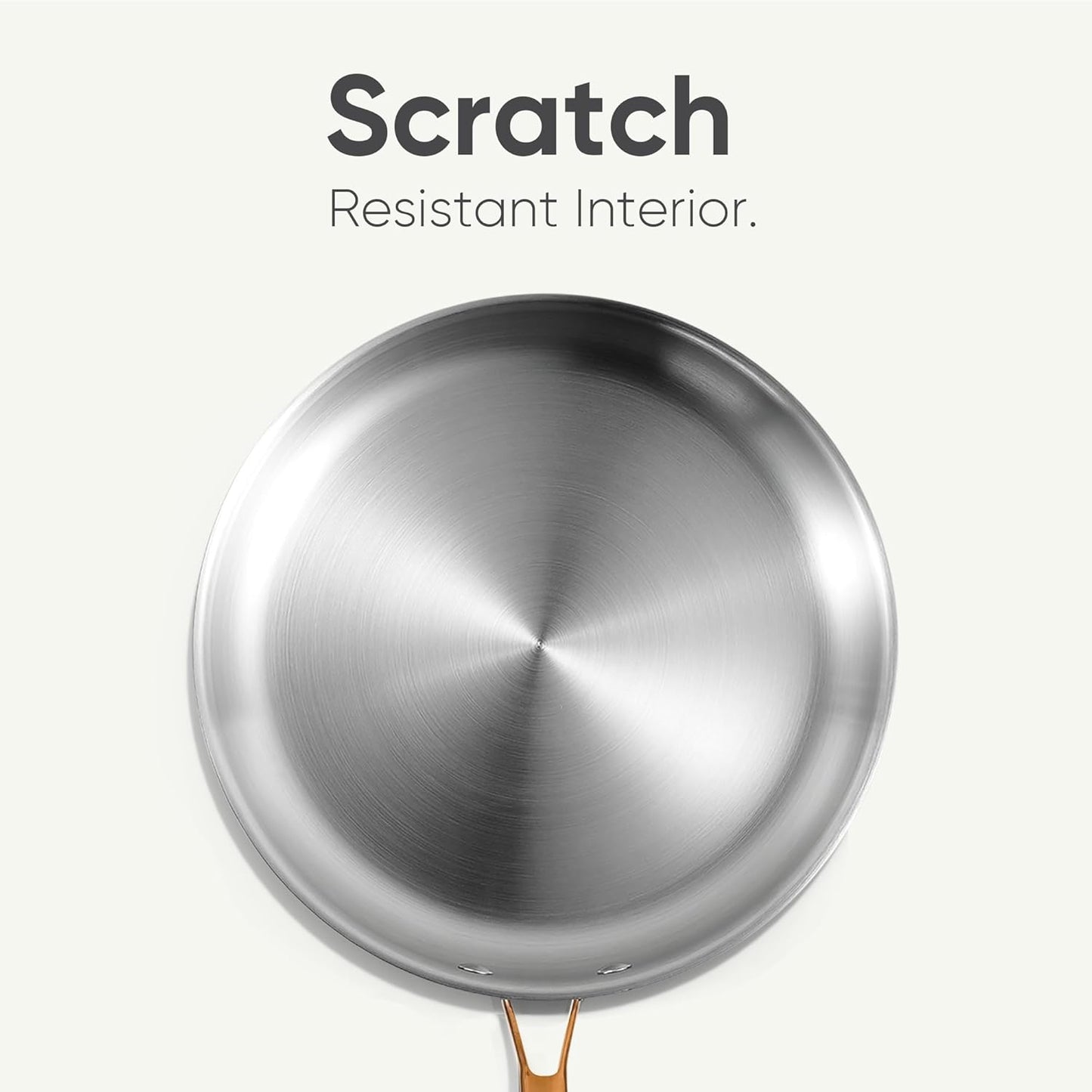 CAROTE 23pcs Tri-Ply Stainless Steel Cookware Set, Pots and Pans Set, Non Stick Induction Kitchen Cooking Sets, Nonstick Cookware Collection, Mirror Polish, Silver