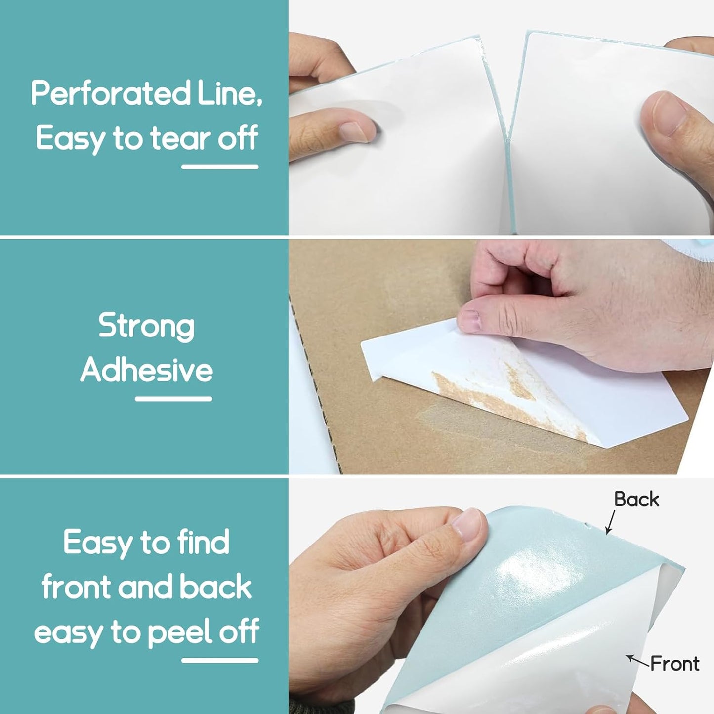 FungLam 4'6' Thermal Shipping Labels - Compatible with Rollo, Munbyn, Zebra, iDPRT, JADENS - 250 Labels/Roll, 6 Rolls
