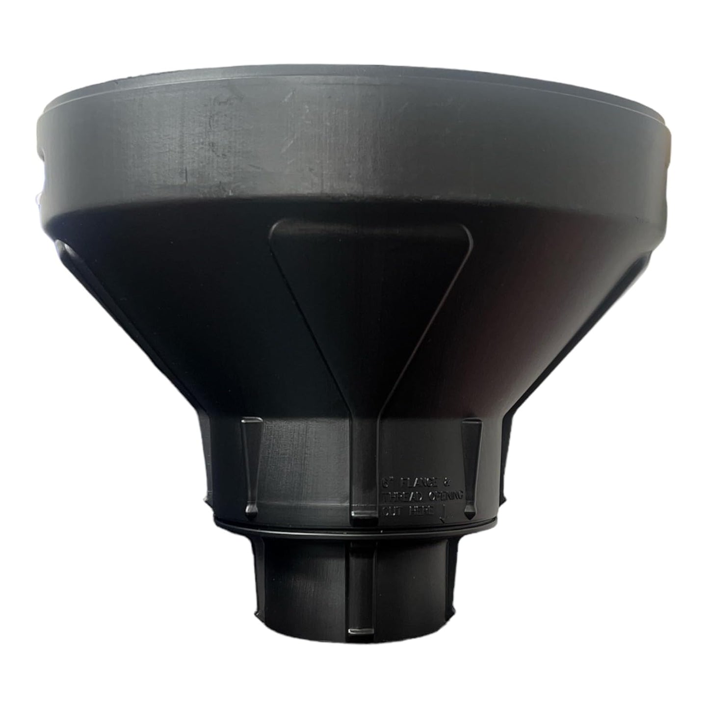 IPW | Heavy Duty Commercial Funnel – Large Spill Free Mouth Funnel |Plastic Funnels for Gas Tank |for Transmission Fluid, Liquid | 4.5" and 6.5" Mouth for Filling Bottles, Water Tanks | U1007