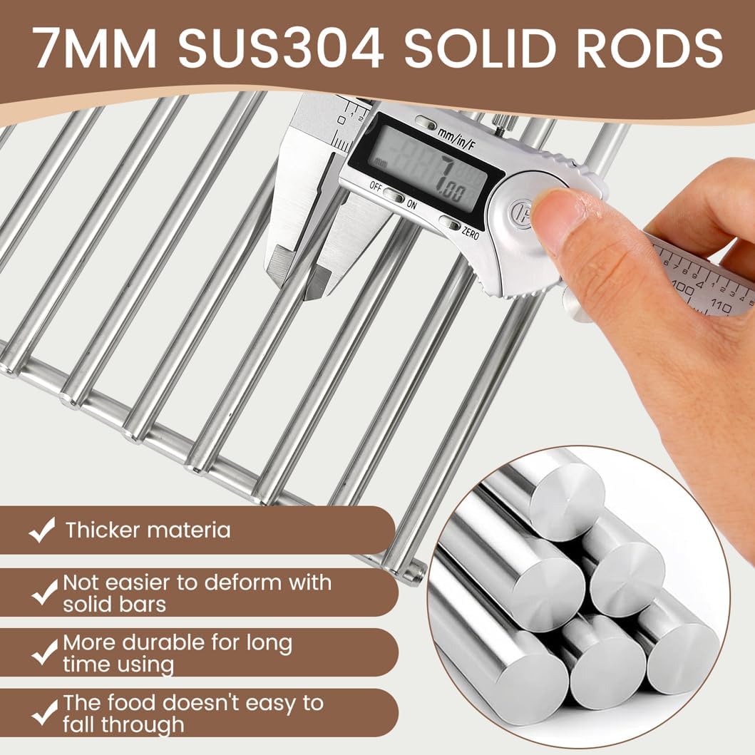 SD6324601H (3-Pack) 17" Stainless Steel Cooking Grid for Charbroil Commercial Infrared 463355220 463242516 463242515 466242615 463243016,Cooking Grids for 463346017 466242616 463367016 463246018