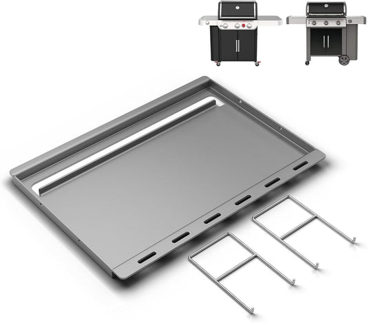 6788 Full Size Griddle for Genesis II Grill Parts - 66095 Grill Grates for Weber Genesis II 300 Series II E/S-310 II E/S-315 II E/S-335 II SE-335 Grills, Weber Full Size Griddle Insert Replace Parts